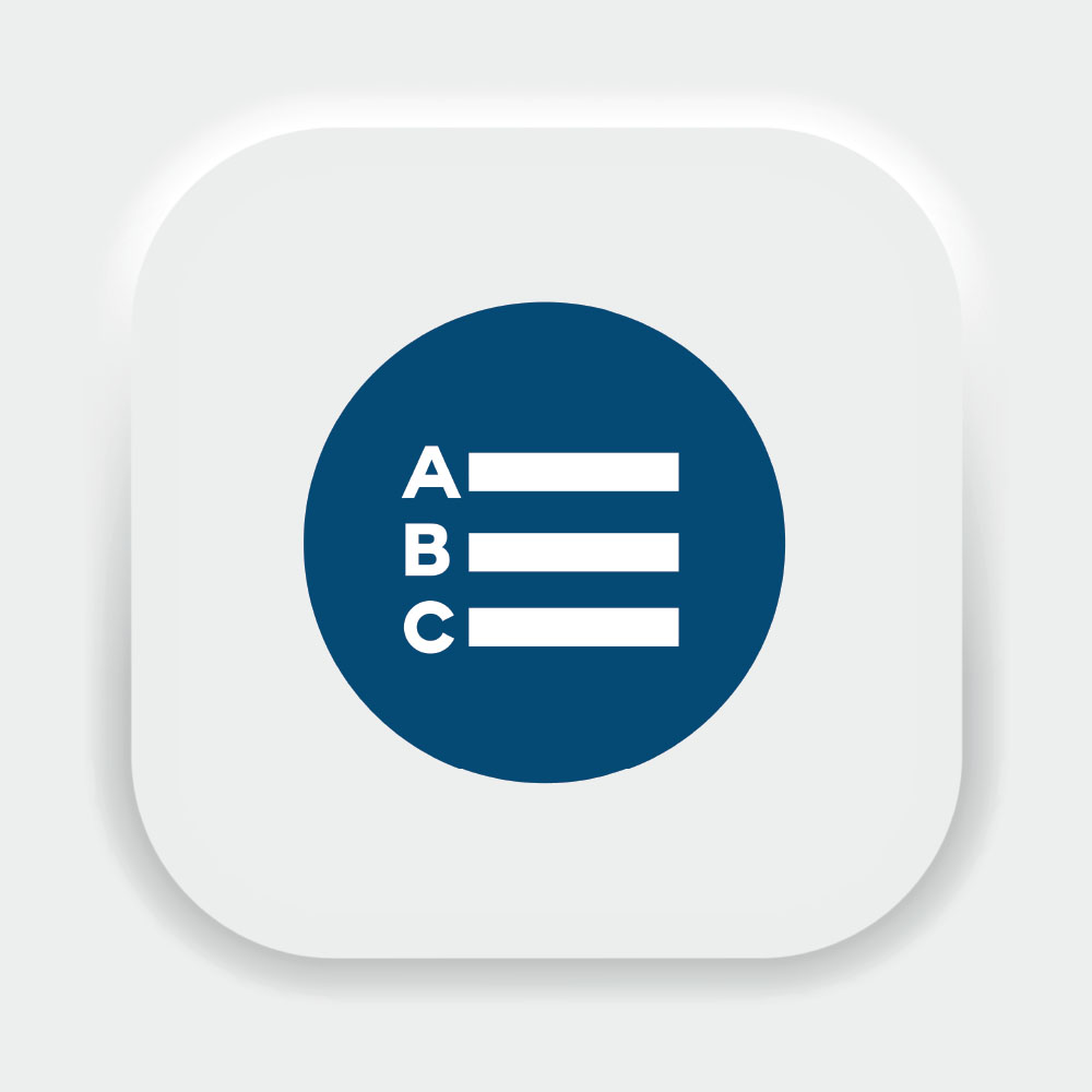 Alphabetical Posts Icon