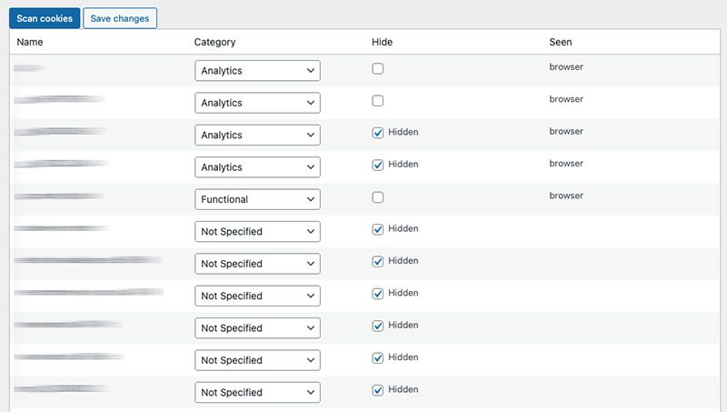 Crumb Control Documentation - Cookie Manager